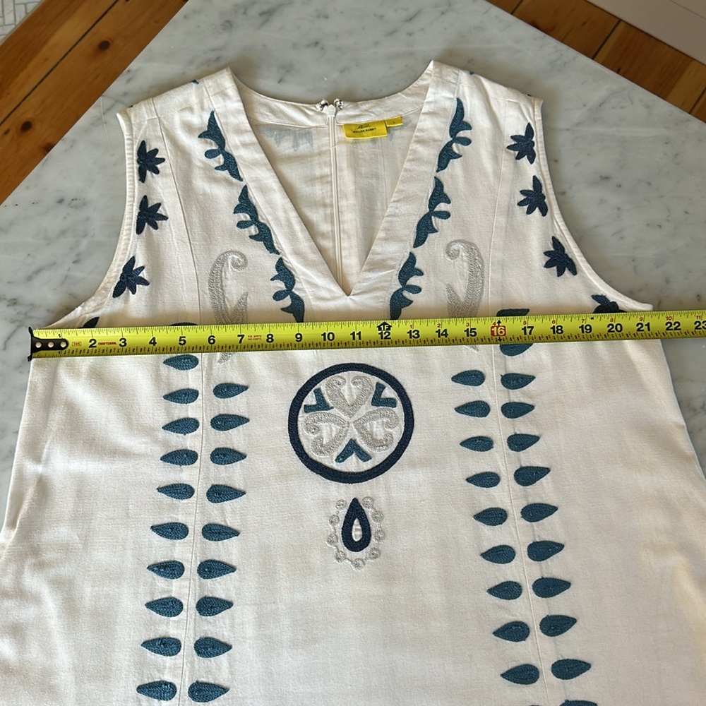 Roller Rabbit Embroidered Cotton Shift Dress - Picture 4 of 7